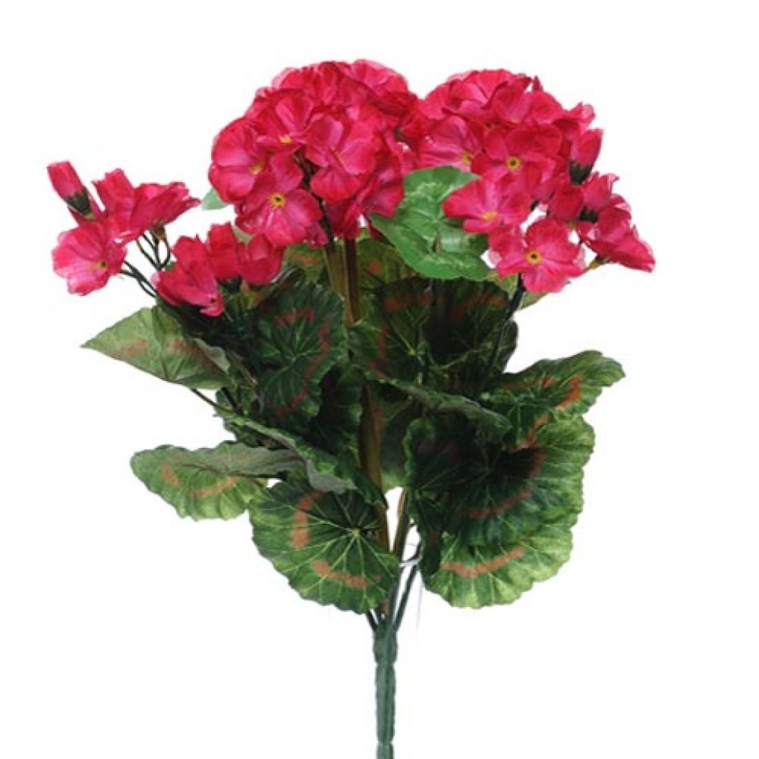Artificial Geranium Plant Hot Pink 36cm Artificial Flowers